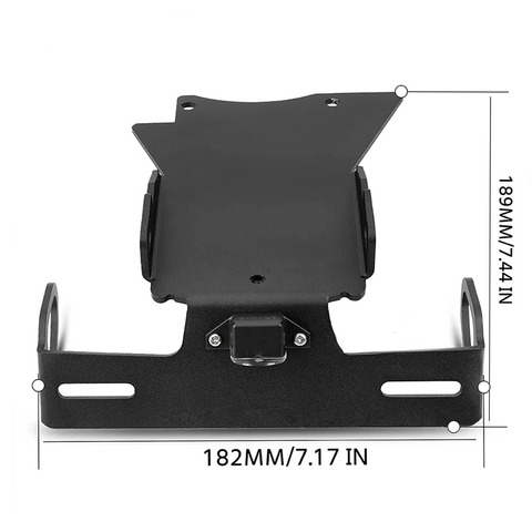License plate holder for Yamaha FZ6