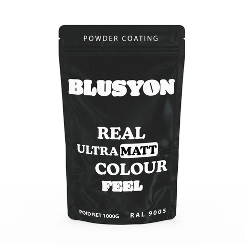 Peinture en poudre thermolaquage 1KG RAL 9005 Noir ULTRAMATT